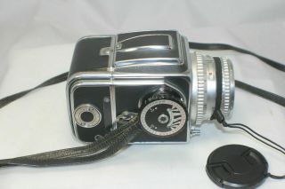 Vintage HASSELBLAD 500C Film Camera Zeiss 80mm Planar lens A12 Back Meter Knob 3