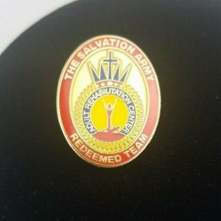 The Salvation Army " Redeemed Team " Adult Rehabilitation Center Lapel Pin