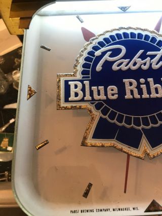 vintage pabst blue ribbon clock 1950 ' s 2