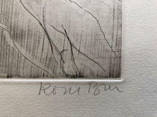 Roser Bru etching hand signed and numbered 2