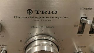 Trio Ka 9300 Aka Kenwood Model 600 Vintage Integrated Amp