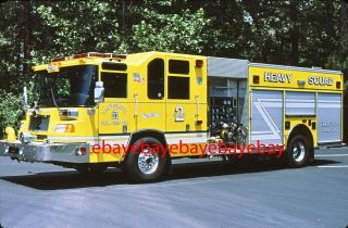 Fire Apparatus Slide,  Squad 2,  Ladysmith / Va,  2000 Pierce
