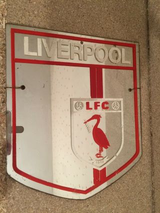 Rare Vintage 1960/70s LFC Liverpool Football Club Shield Picture Mirror 2