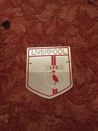 Rare Vintage 1960/70s LFC Liverpool Football Club Shield Picture Mirror 3