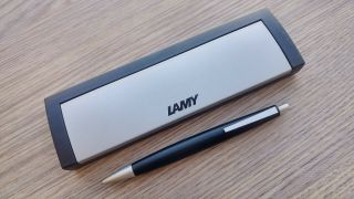 Vintage Lamy 2000 Black Stanliess Trim Ballpoint Pen