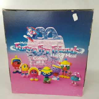 McDonald ' s Funny Fry Friends Happy Meal Animated Display Vintage 1989 Complete 3