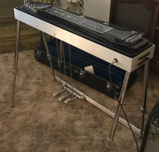 Vintage Zb Custom Pedal Steel Guitar With Case