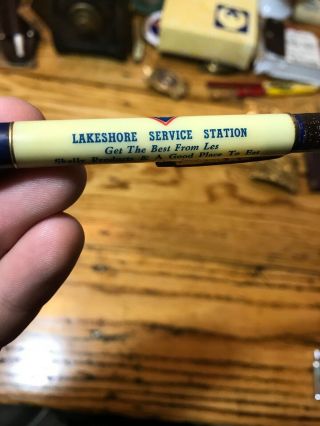 Vintage Skelly Oil Mechanical Pencil Float Advertising Bearing Storm Lake Iowa 3