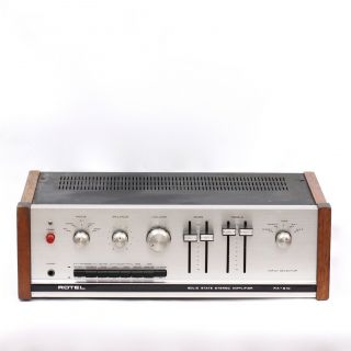 Vintage Rotel Ra - 610 Solid State Stereo Amplifier From The 1970s