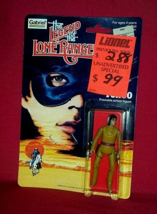 The Legend Of The Lone Ranger Tonto Action Figure On Card Moc Gabriel