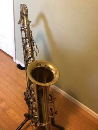1058 - 1959 Vintage “Naked Lady” Conn 10 M Tenor Sax with Case 2