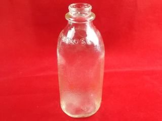 Vintage Foremost Dairy One Quart Glass Milk Bottle