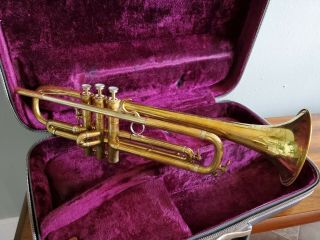 Vintage Selmer Paris Trumpet K - Modified Lightweight.  Sn 32038.  Made In France.