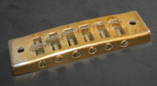 Vintage 1972 Gibson Gold Harmonica Bridge SG Custom Les Paul Custom 1973 0727BR 3
