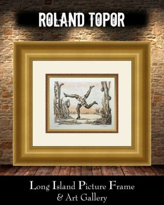 Roland Topor Pencil Signed L/ed Lithograph The Four Legs Newly Custom Framed