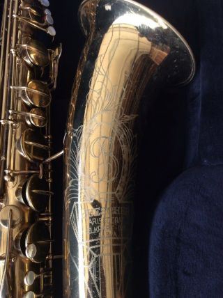 Vintage Buescher Aristocrat Big B Baritone Saxophone 3