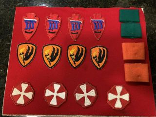 Wwii Us Army Patch Grouping 3