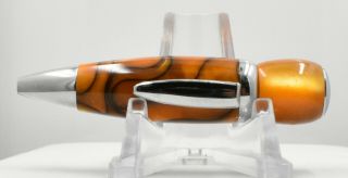 Unbranded Mini Orange Marble Pocket Clip Ballpoint Pen - 2 1/2 "