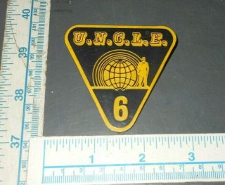 Vintage The Man From U.  N.  C.  L.  E.  Badge 6 Triangle Pin
