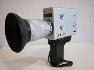 Vintage // Braun Nizo S 800 - 8 Movie Camera & Case.