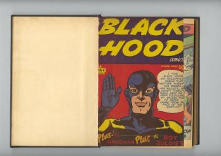 Black Hood Bound Volume 9 - 13 Vintage Golden Age 10c 1943 - 1944 Archie Comic