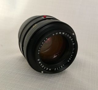 Vintage Leica Summilux - R 50mm F/1.  4 Lens 2471636 Made In Germany