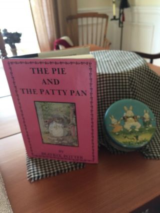 The Pie & The Patty Pan & Small Tindeco Peter Rabbit Candy Tin