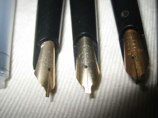 Osmiroid Fountain Pen with 3 Nibs and Converter 2