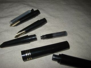 Osmiroid Fountain Pen with 3 Nibs and Converter 3