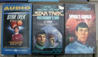 12 - Star Trek Audio Book on Cassette Tape Simon & Schuster & Collectors Edition 2