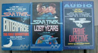 12 - Star Trek Audio Book on Cassette Tape Simon & Schuster & Collectors Edition 3