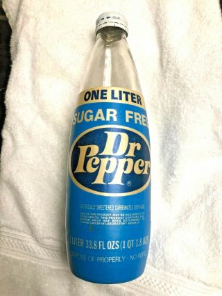 Dr Pepper Sugar Foam Bottle One Liter