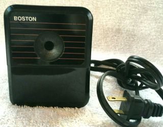 Vintage Retro Boston Model 18 Electric Pencil Sharpener Black -