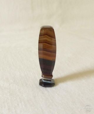 Antique Desk Seal Carved From Agate