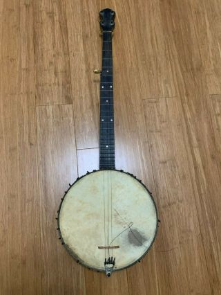 Vintage 1917 - Banjo Project - Parts - Open Back - 5 String - Eddie Smith