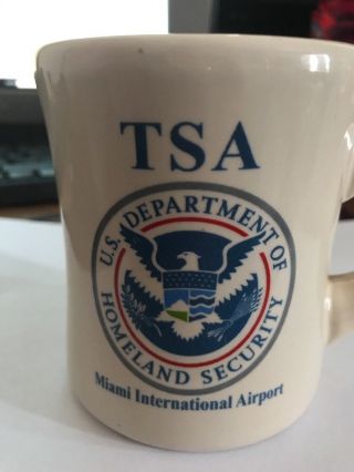 Us Department Of Homeland Security Customs Miami International Aicoffee Tea Mug