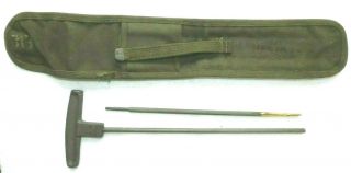 Wwii U.  S.  M1 Carbine Cleaning Rod W/case 1944