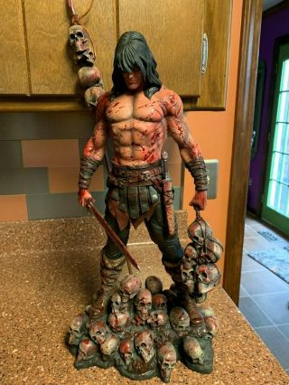 Rare Arh Conan The Barbarian 1/4 Scale Statue 10/50 Made Sideshow Collectables