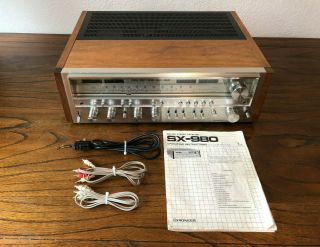 Vintage Pioneer Sx - 980 Reciever (fully Functional)