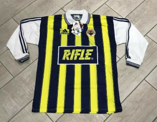 Vintage Adidas Fenerbahce 1998 - 99 Football Shirt Long Sleeve Xl - With Tags