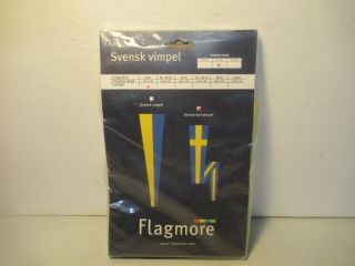 Sweden Flag Banner Pennant Nip Flagmore Svensk Vimpel Usa