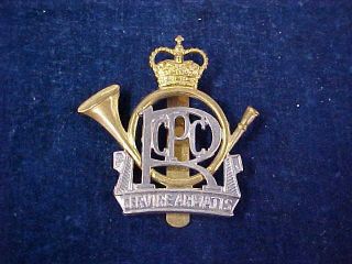 Orig Post Ww2 Cap Badge " Rcpc " Royal Canadian Postal Corps " Scully Montreal "