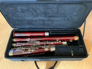 Vintage Schreiber & Sohne Wood Bassoon Late 1950s West Germany