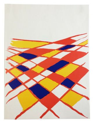 Alexander Calder 1966 Stone Lithograph Checkerboard - Dlm 156