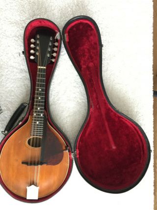 Vintage 1916 Gibson Model A Mandolin Sn 30922 With Hardshell Case