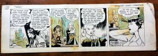 Milton Caniff Terry & The Pirates Daily Comic Strip Orig Art Raven Sherman 1940