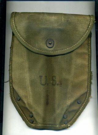 Ww2 Usmc Us Army M - 1943 Entrenching Shovel 1944 Dated Carrier