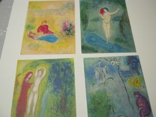 Marc Chagall " Daphnis And Chloe " 42 Lithograph Suite