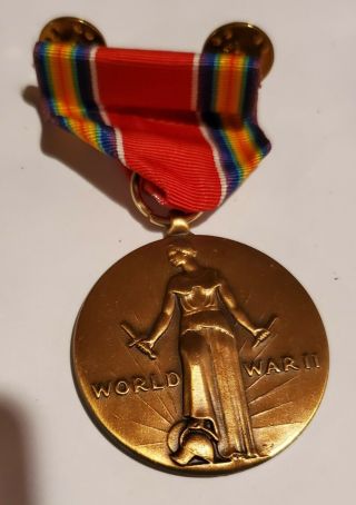 World War 2 Victory Metal Us Military Ww2 Victory Medal