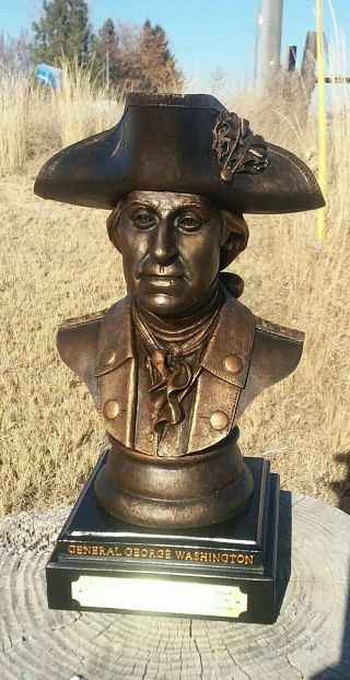 2007 Friends Of Nra General George Washington Sculpture Bust Rick Terry 1395